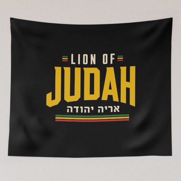 Item preview, Lion of Judah Aryeh Yehuda Rastafari Rasta Colors designed and sold by crouchingpixel.