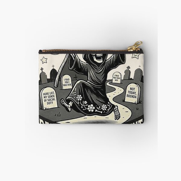 Item preview, Death: A Very Persistent Unwanted Solicitor Art Print designed and sold by GrabaHuk.