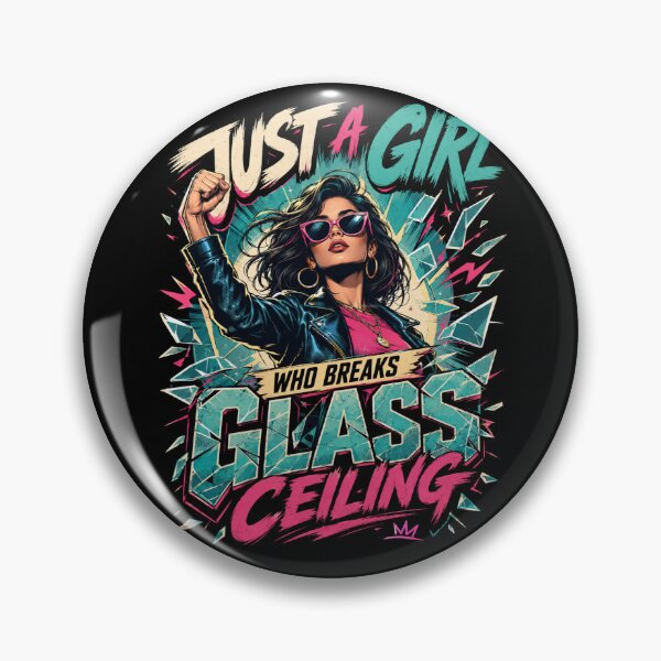 Item preview, Just a Girl Who Breaks Glass Ceiling designed and sold by FocusedPatterns.