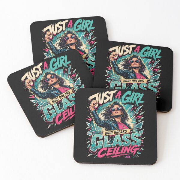 Item preview, Just a Girl Who Breaks Glass Ceiling designed and sold by FocusedPatterns.