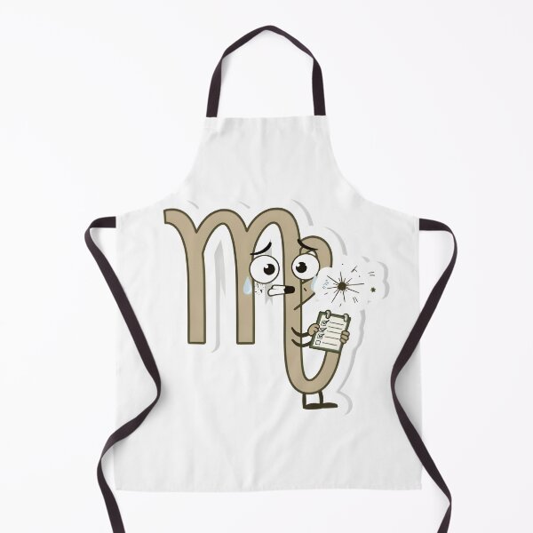 Item preview, Funny Virgo Symbol Crying Checklist Cartoon Sticker designed and sold by Zodiac Celestial Art.