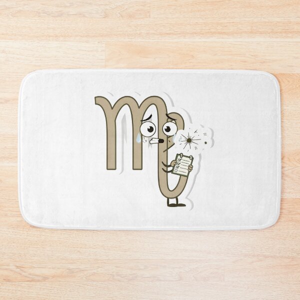 Item preview, Funny Virgo Symbol Crying Checklist Cartoon Sticker designed and sold by Zodiac Celestial Art.