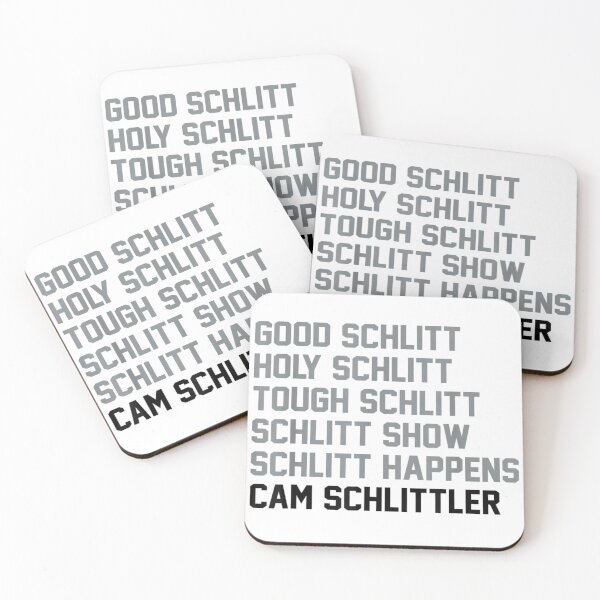 Item preview, Good Schlitt Holy Schlitt Tough Schlitt Happens Funny Cam Schlittler Typography designed and sold by DienesAngele.