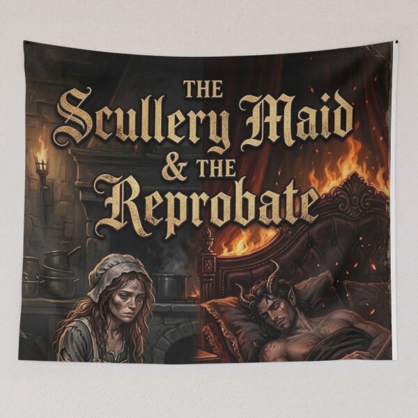 Item preview, Dark Book Title Cover Concepts: The Scullery Maid & the Reprobate designed and sold by Uniqueartai.