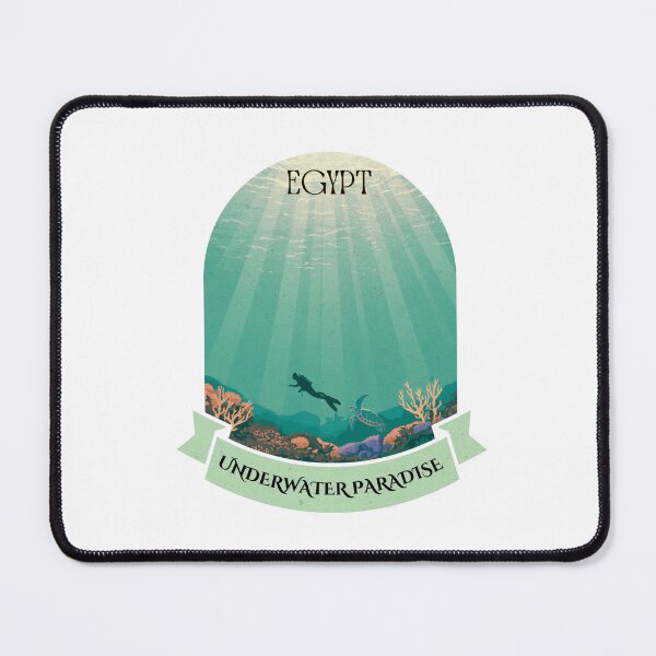 Item preview, Vintage Egypt Red Sea Scuba Diving Underwater Poster designed and sold by KaBaRen.