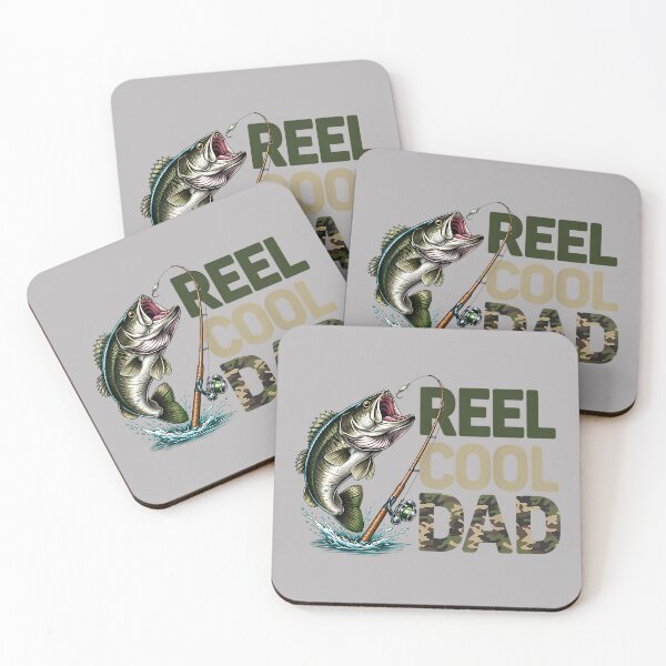 Item preview, Reel Cool Dad Fishing Daddy Camouflage Fisherman Bass Fish designed and sold by GreggRoss.