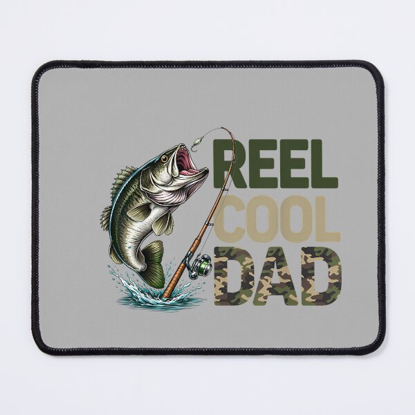 Item preview, Reel Cool Dad Fishing Daddy Camouflage Fisherman Bass Fish designed and sold by GreggRoss.