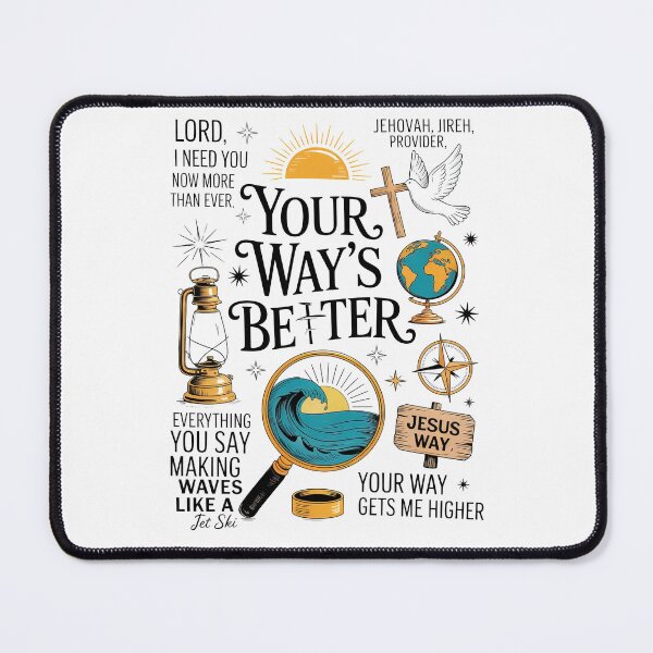 Item preview, Your Way's Better Retro Christian designed and sold by charoen-design.