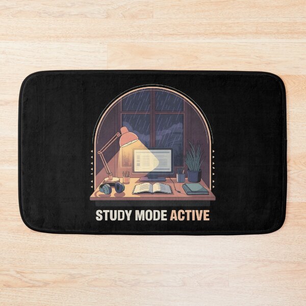 Item preview, Study Mode Active – Cozy Lo-Fi Night Desk Aesthetic Design designed and sold by ImaginedSpace7.