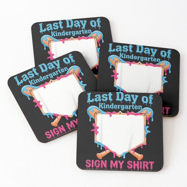 Item preview, Last Day Of Kindergarten Sign My Shirt Baseball Graduation Boy Girl Kids designed and sold by WilliaMaler.