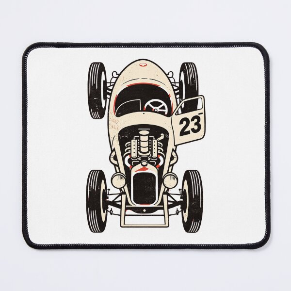 Item preview, Retro Top Down Dragster Exposed Engine Car Illustration designed and sold by unboxedbyJuls.