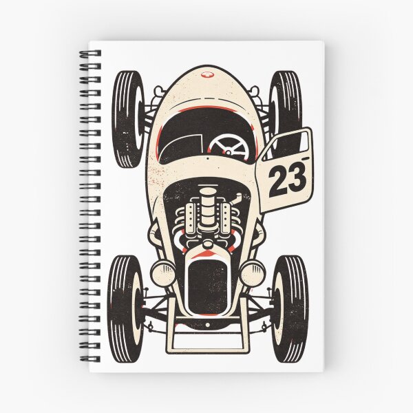 Item preview, Retro Top Down Dragster Exposed Engine Car Illustration designed and sold by unboxedbyJuls.