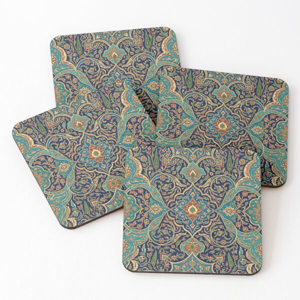 Item preview, Royal Blue Persian Ornament Pattern designed and sold by FashioonTrends.