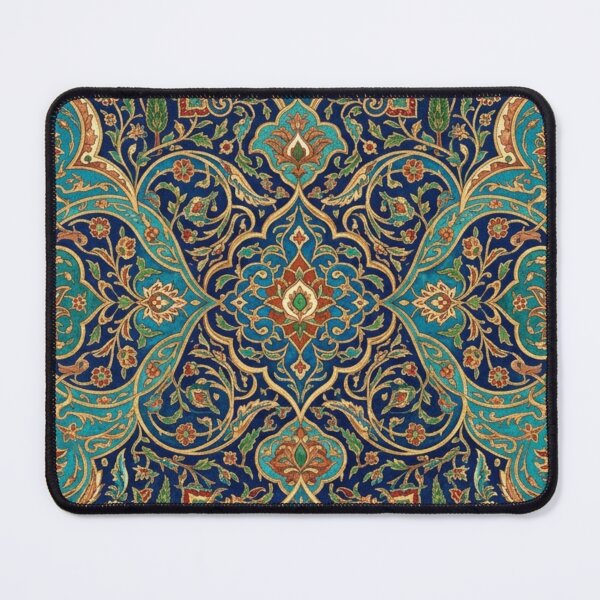 Item preview, Royal Blue Persian Ornament Pattern designed and sold by FashioonTrends.