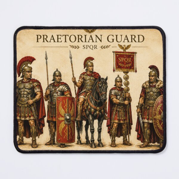 Item preview, Praetorian Guard Roman Elite Warrior Art designed and sold by Retr0Tshirts.
