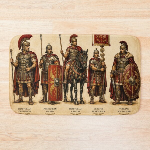 Item preview, Praetorian Guard Roman Elite Warrior Art designed and sold by Retr0Tshirts.
