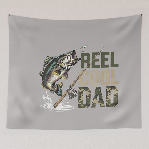 Item preview, Reel Cool Dad Fishing Fisherman Happy Father's Day Papa designed and sold by GreggRoss.