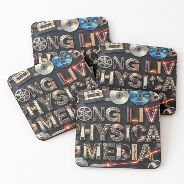 Item preview, Vintage Design: Long Live Physical Media designed and sold by Uniqueartai.