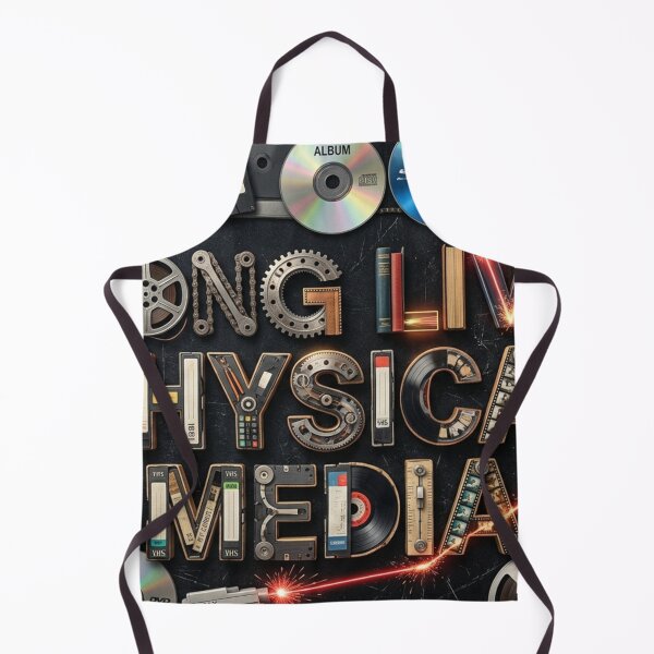 Item preview, Vintage Design: Long Live Physical Media designed and sold by Uniqueartai.
