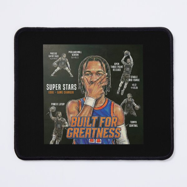 Item preview, SUPER STARS BUILT FOR GREATNESS EDGE – GAME CHANGER Basketball Art designed and sold by PJDRAW.