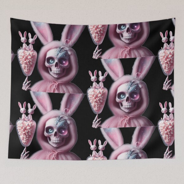 Item preview, Cosmic Skull Bunny - Galaxy Pastel Dream designed and sold by LujziWorld.