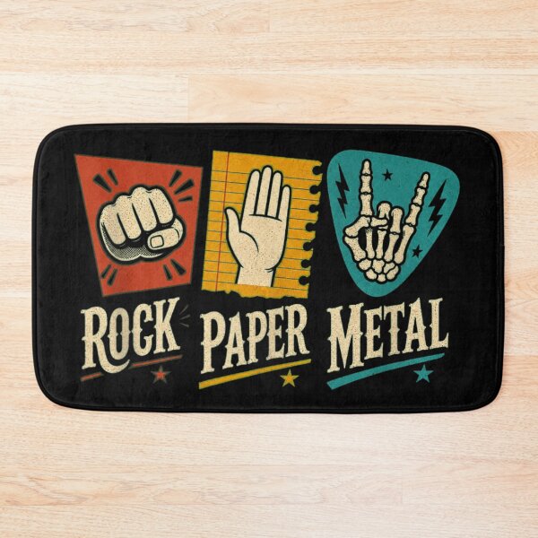 Item preview, Rock Paper Metal Skeleton Hand Sign Music Guitar Pick Heavy Metal Rocker Gift designed and sold by WilliaMaler.