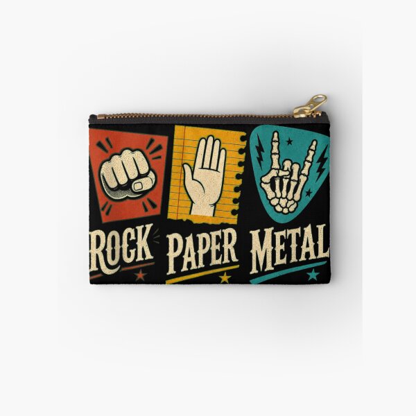 Item preview, Rock Paper Metal Skeleton Hand Sign Music Guitar Pick Heavy Metal Rocker Gift designed and sold by WilliaMaler.