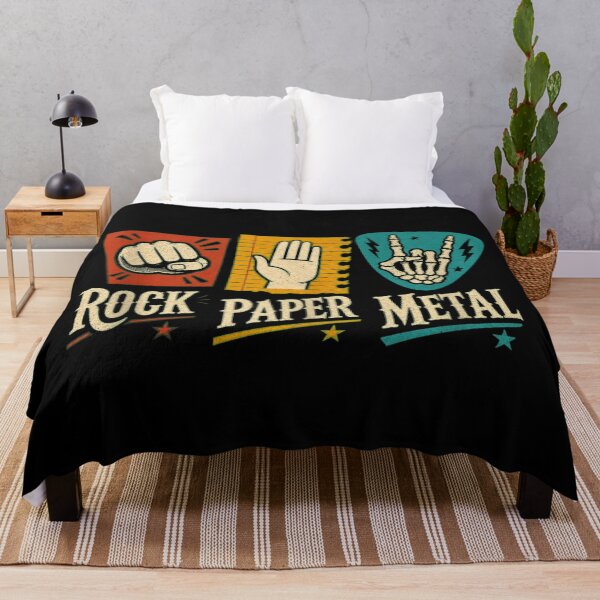 Item preview, Rock Paper Metal Skeleton Hand Sign Music Guitar Pick Heavy Metal Rocker Gift designed and sold by WilliaMaler.