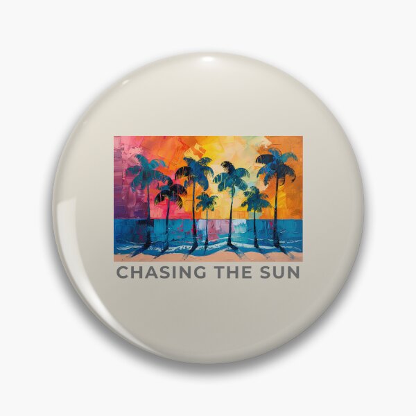Item preview, Chasing The Sun - Tropical Summer Palm Trees Aesthetic designed and sold by daila70.