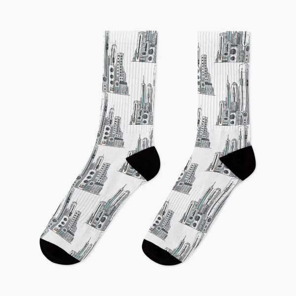 Item preview, Audio Mixer Skyline Futuristic City Art designed and sold by onjcdesign.