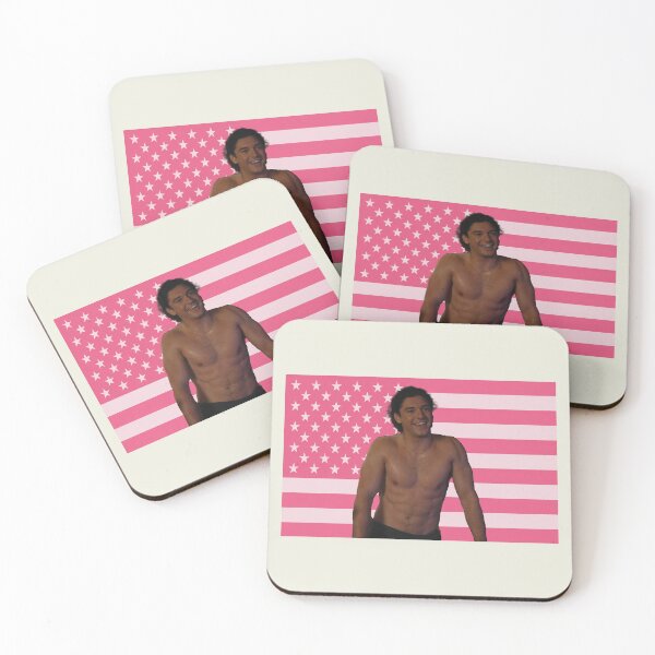 Item preview, Garrett Graham pink American flag designed and sold by sparkfavs.