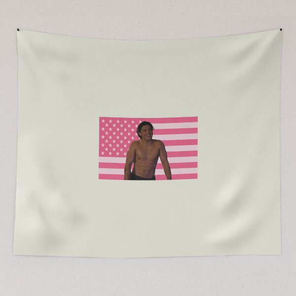 Item preview, Garrett Graham pink American flag designed and sold by sparkfavs.