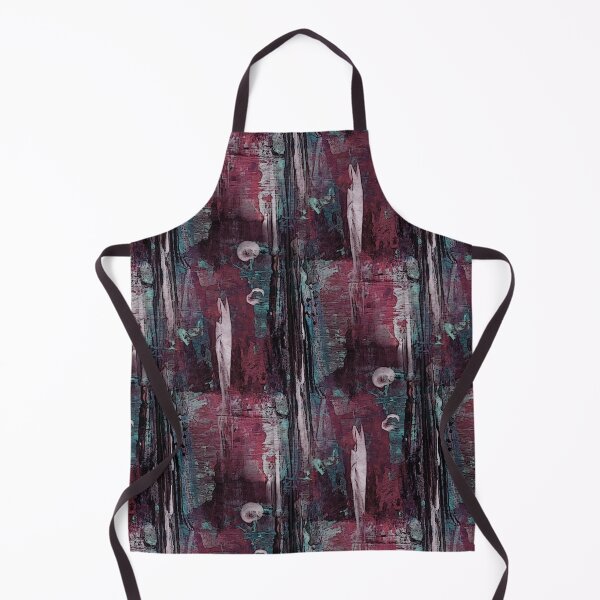 Item preview, Abstract Grunge Magical Forest in Maroon and Teal designed and sold by Artistestella.