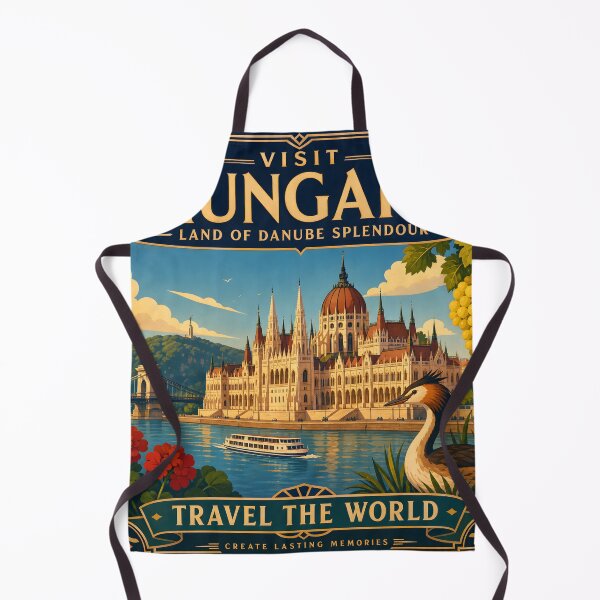 Item preview, Hungary - Travel Poster Print designed and sold by amithc.
