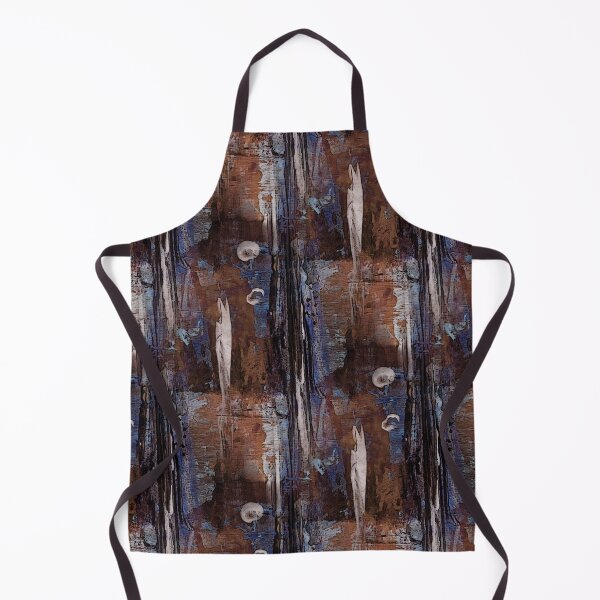Item preview, Abstract Grunge Magical Forest in Brown and Navy Blue designed and sold by Artistestella.