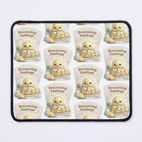 Item preview, Feelings Duck – Processing Feelings | Cozy Kawaii Duck designed and sold by Clothes With Smiling Animals Walt Gral.