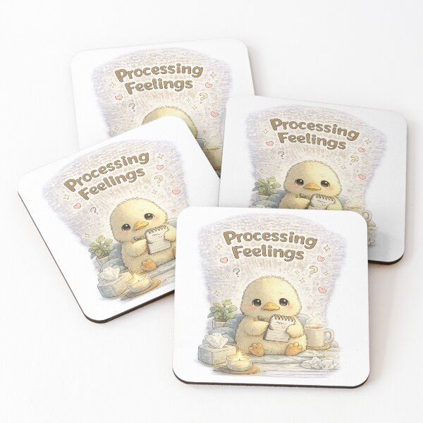 Item preview, Feelings Duck – Processing Feelings | Cozy Kawaii Duck designed and sold by Clothes With Smiling Animals Walt Gral.