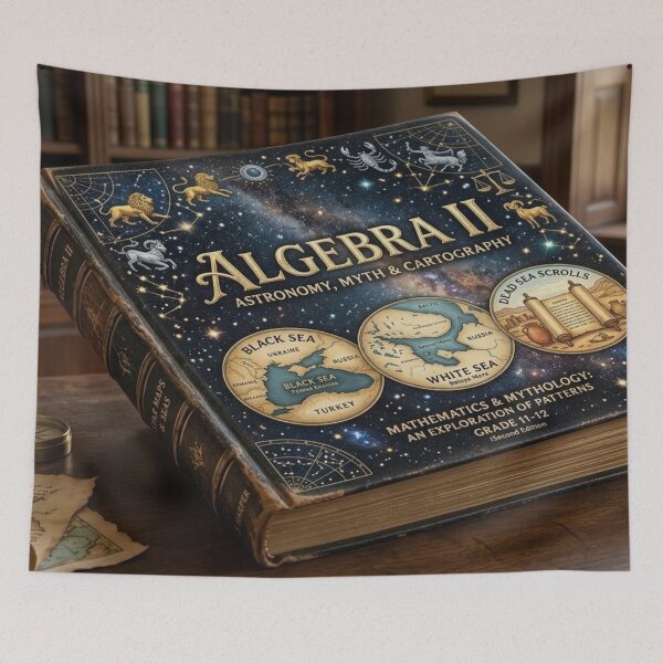 Item preview, Mystical Algebra II Math Textbook designed and sold by Uniqueartai.