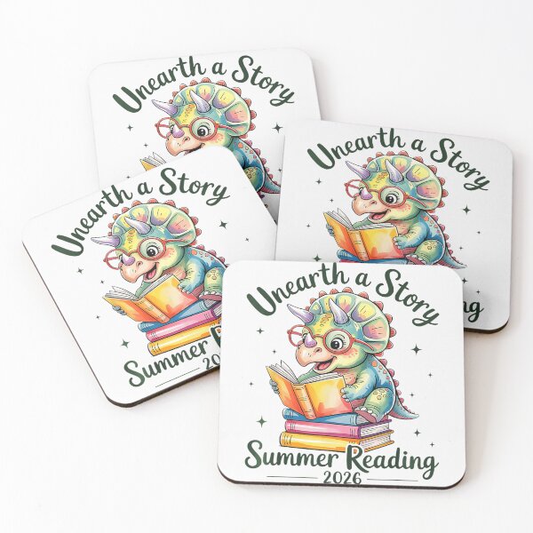 Item preview, Unearth A Story Summer Reading 2026 Cute Dinosaur Triceratops Books Teacher Kids Toddler designed and sold by DuneHaicna.