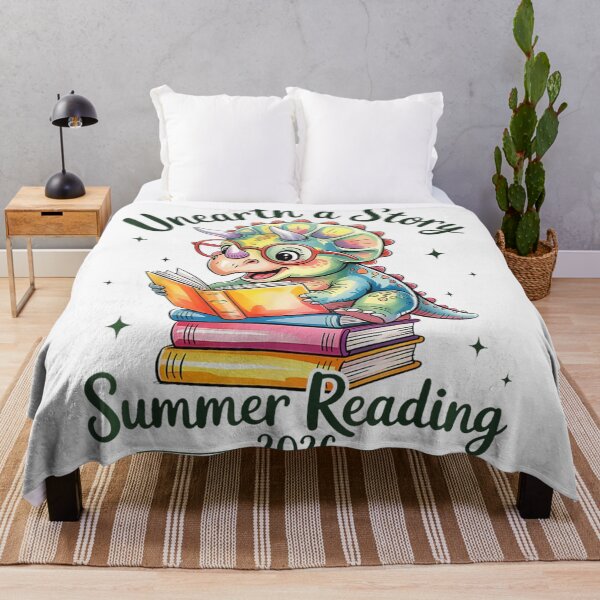 Item preview, Unearth A Story Summer Reading 2026 Cute Dinosaur Triceratops Books Teacher Kids Toddler designed and sold by DuneHaicna.