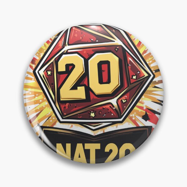 Item preview, Nat 20 Critical Hit 1 designed and sold by Wircon Studio.