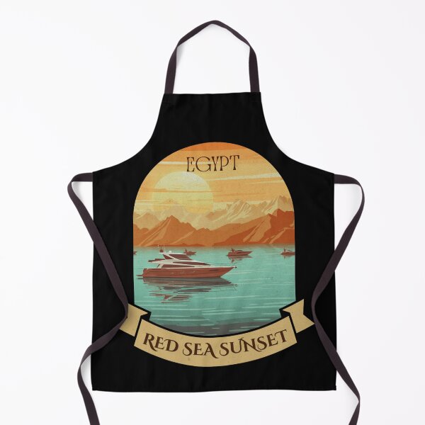 Item preview, Vintage Egypt Red Sea Sunset Yacht Cruise Poster designed and sold by KaBaRen.