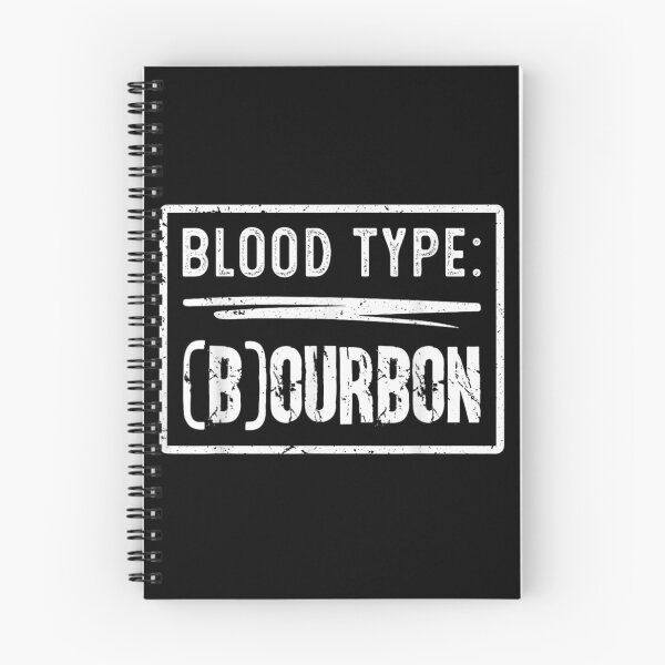 Item preview, Blood Type Bourbon Funny Whiskey Lover Drinking Alcohol Distressed Gift For Men Dad designed and sold by DuneHaicna.