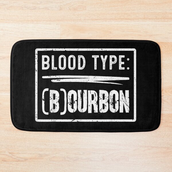 Item preview, Blood Type Bourbon Funny Whiskey Lover Drinking Alcohol Distressed Gift For Men Dad designed and sold by DuneHaicna.