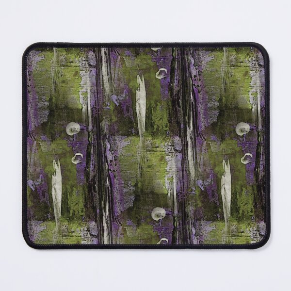 Item preview, Abstract Grunge Magical Forest in Olive Green and Purple designed and sold by Artistestella.