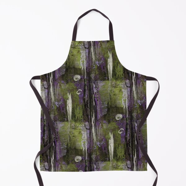 Item preview, Abstract Grunge Magical Forest in Olive Green and Purple designed and sold by Artistestella.