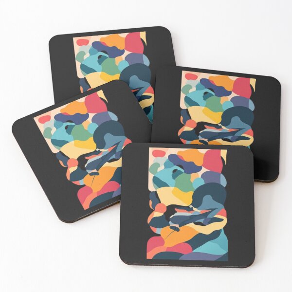 Item preview, Colorful Abstract Floral Pattern | Modern Art Design | Red, Yellow, Orange Flowers designed and sold by Ditstyle.