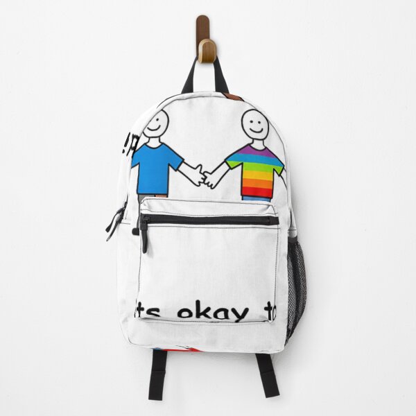 Item preview, Its Okay To Be Disabled Diversity Inclusion Disability Pride Rainbow Wheelchair Sticks Figures designed and sold by DuneHaicna.