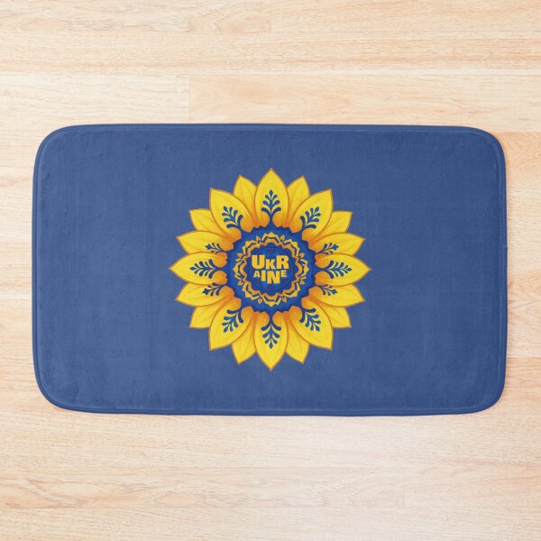 Item preview, Stand with Ukraine Sunflower blue yellow flag  designed and sold by Artycom.