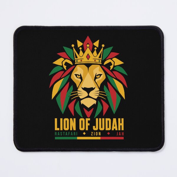 Item preview, Lion of Judah Rastafari Zion Jah Crowned Rasta Art designed and sold by crouchingpixel.
